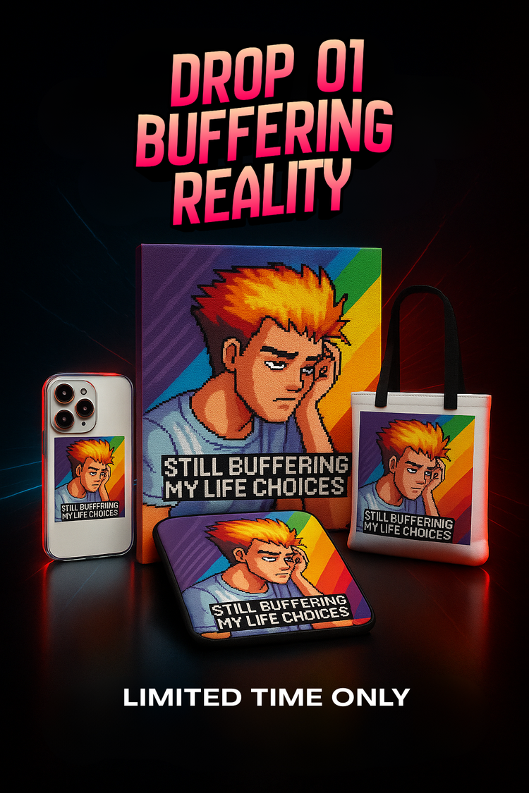 LIMITED EDITION DROP 01: BUFFERING REALITY