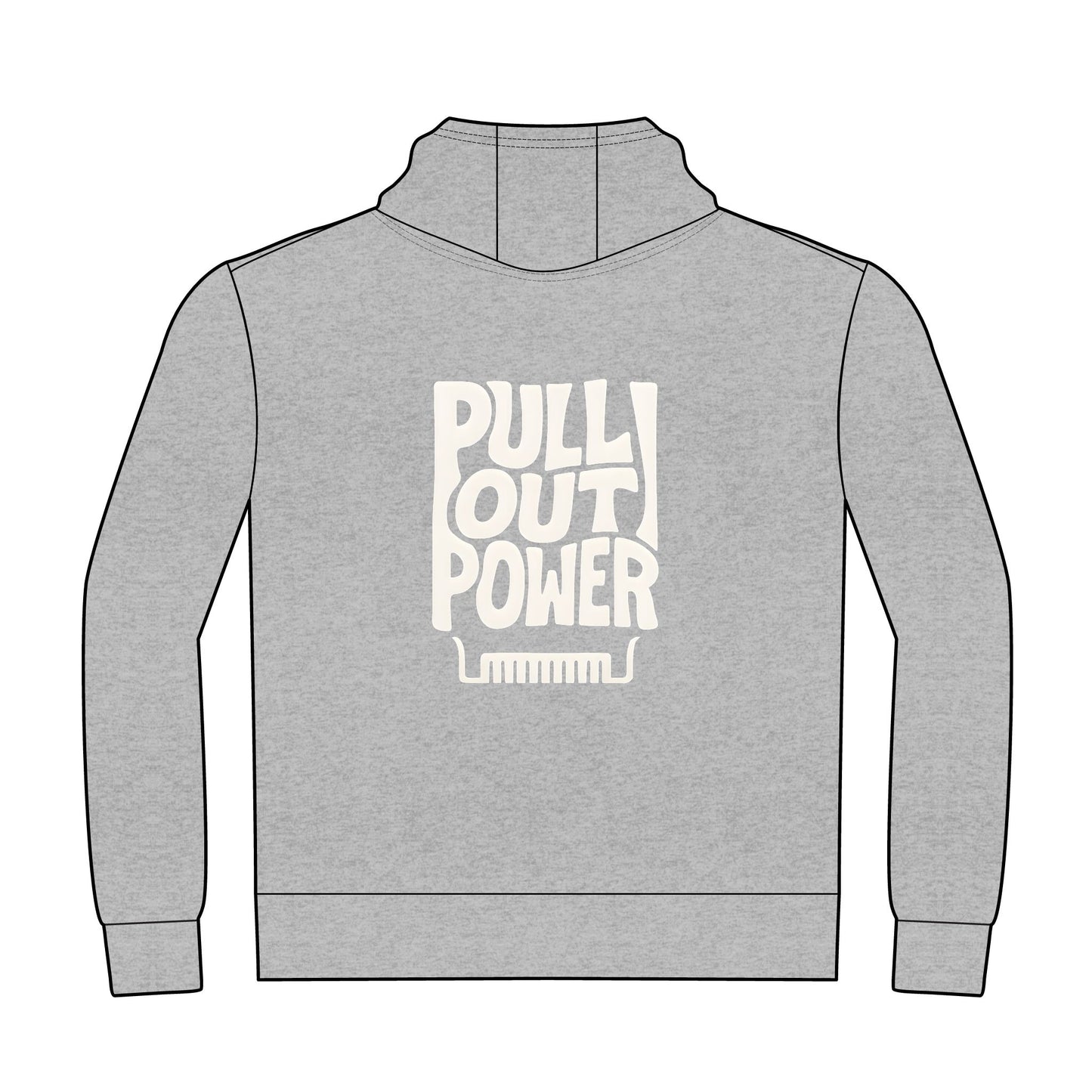 Power Patch Hoodie | PULL OUT POWER HOODIE