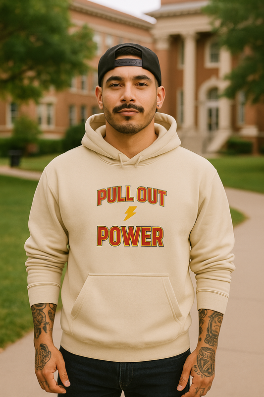 Lightning Bolt Energy Sand Hoodie | PULL OUT POWER HOODIE