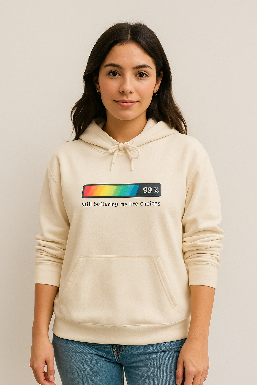Still Buffering Life Hoodie | PULL OUT POWER HOODIE