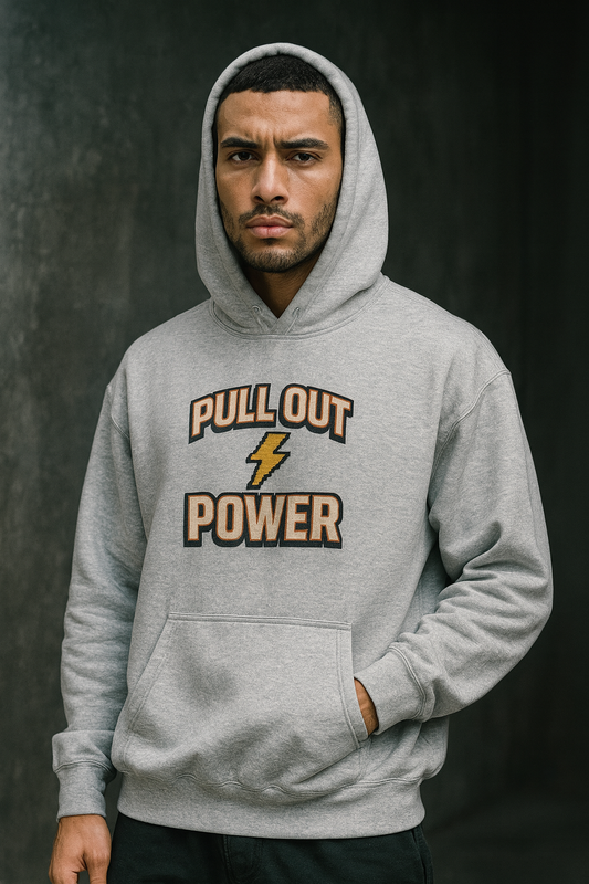 Pixel Power Patch Hoodie | PULL OUT POWER HOODIE
