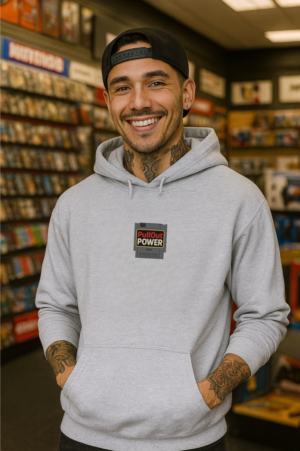 Power Patch Hoodie | PULL OUT POWER HOODIE