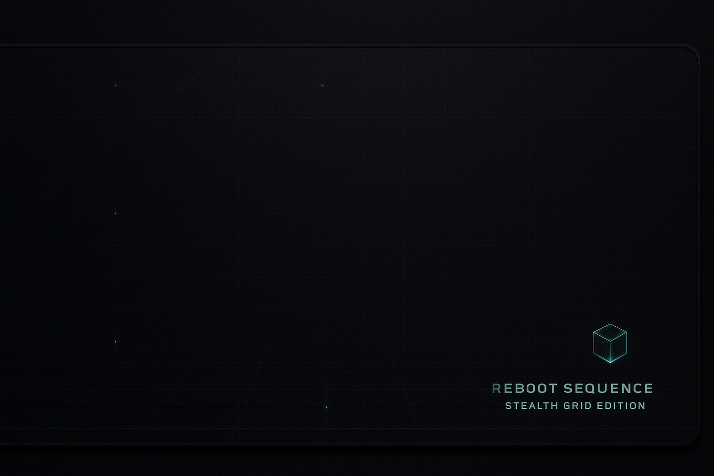 Stealth Grid Protocol — Desk Mat
